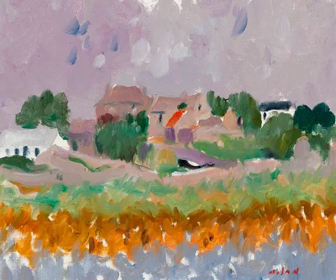 James Nolan, LATE SEPTEMBER, CARRAROE, CONNEMARA, oil on board