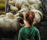Mark O'Neill, GIRL WITH SHEEP
