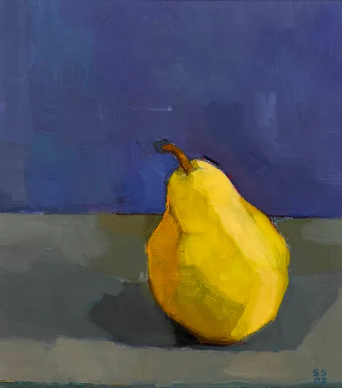 Sarah Spackman, PEAR, 2002, oil on board