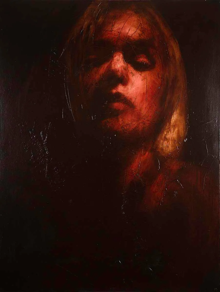ICON V by Mark Demsteader, oil on canvas; (unframed), offered Jul 2022