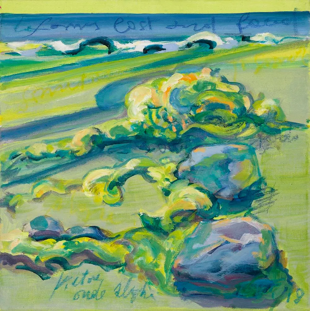 FORMS LOST AND FOUND by Laura Vecchi Ford, 2018, oil on canvas; (unframed), offered Jul 2022