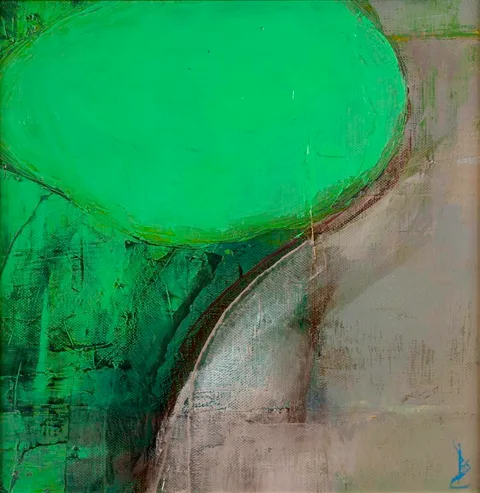 EMERGENT - CAUSAL by Paul Swan, oil on canvas, offered Jul 2022