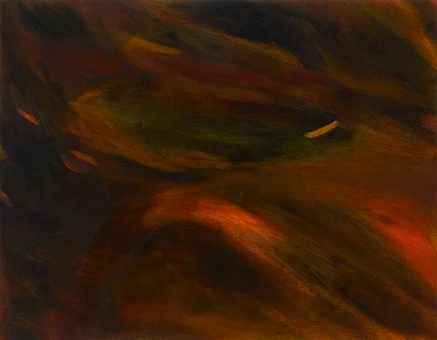 Cecily Brennan, EVERGREENS AND PATHWAYS, oil on paper