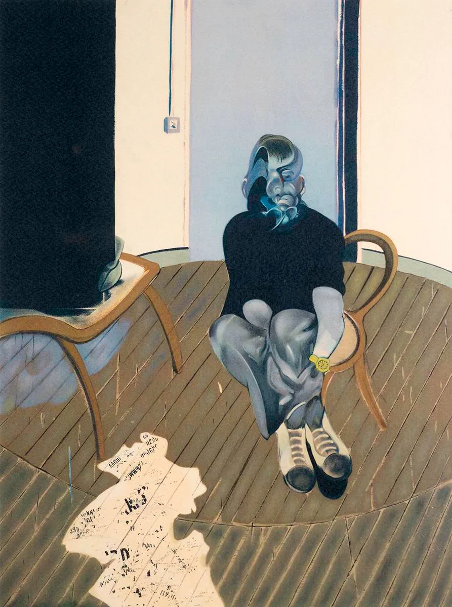 AUTOPORTRAIT by Francis Bacon, lithograph; (no. 43 from an edition of 250), sold Jul 2022