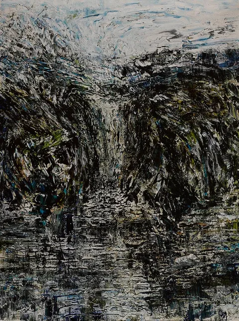 Maurice Desmond, ABSTRACT LANDSCAPE, oil on board