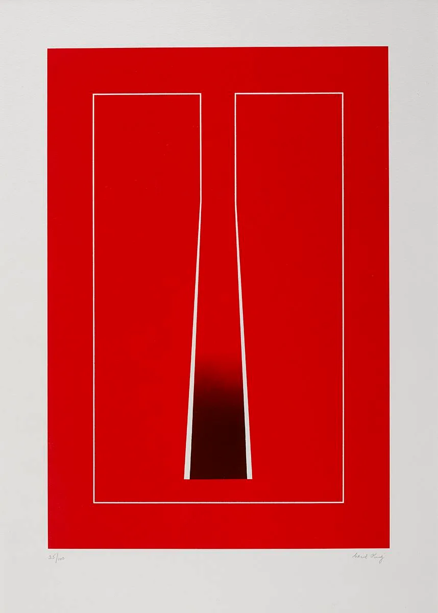 BIELLA by Cecil King, screenprint; (no. 25 from an edition of 100), sold Jul 2022