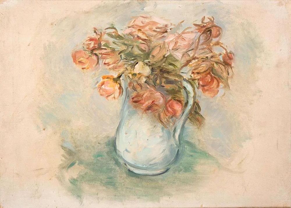 STILL LIFE by Stella Steyn, oil on canvas, offered Jul 2022