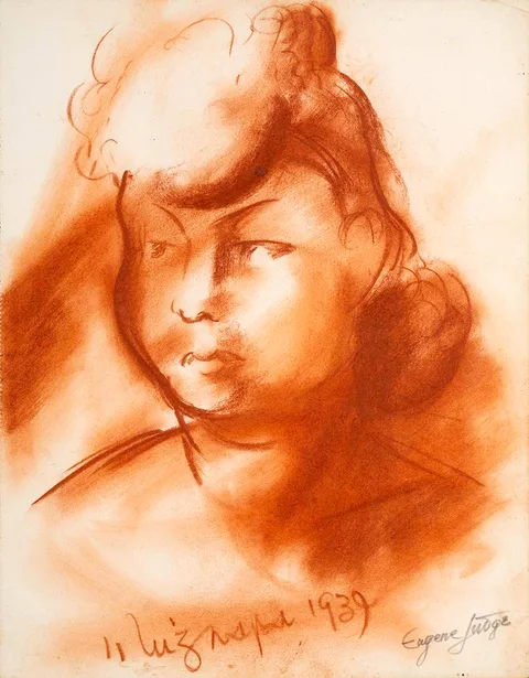 Eugene Judge, PORTRAIT OF A WOMAN, 1939, pastel