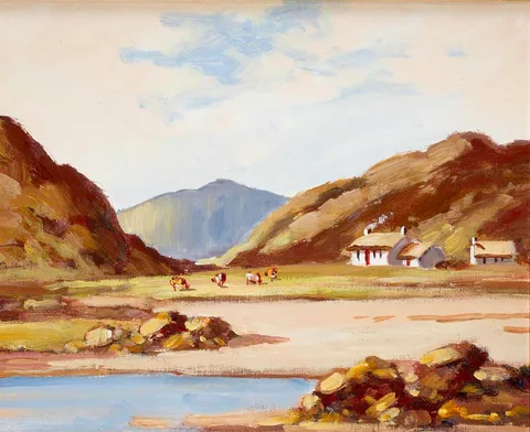 Sam McClarnon, CONNEMARA GLEN, oil on board
