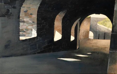Joe Dunne, TUNNEL, 1981, mixed-media on paper