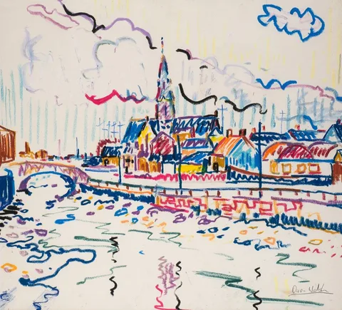 Owen Walsh, DODDER SCENE, pastel