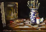 James S. Brohan, STILL LIFE IN THE STUDIO