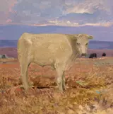Jeremiah Hoad, CATTLE ON THE BOG
