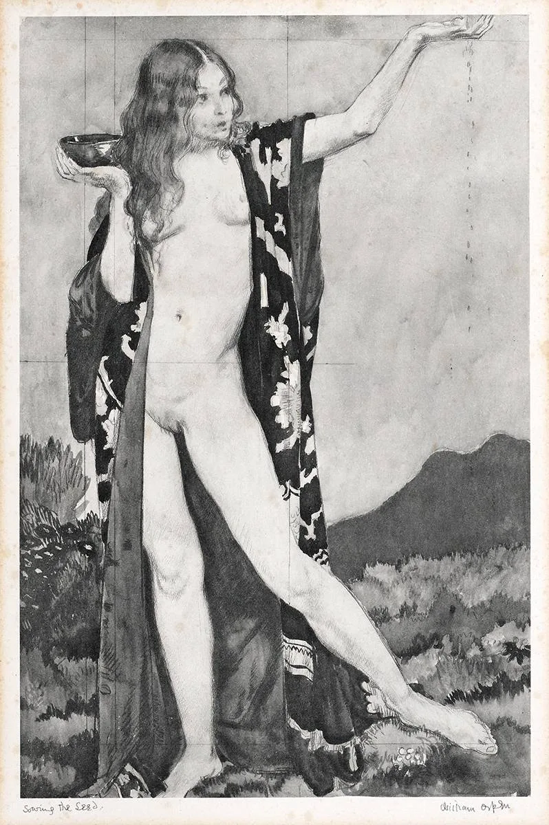 SOWING THE SEED by William Orpen, photogravure; (unframed), sold Mar 2022