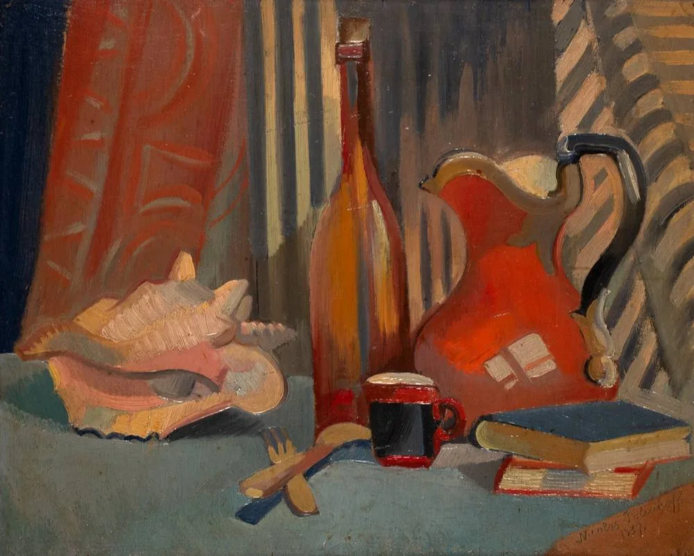Nicolas Poliakoff, STILL LIFE, 1937, oil on panel