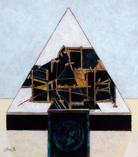 Lorcan Walshe, UNTITLED, 1986, acrylic on panel