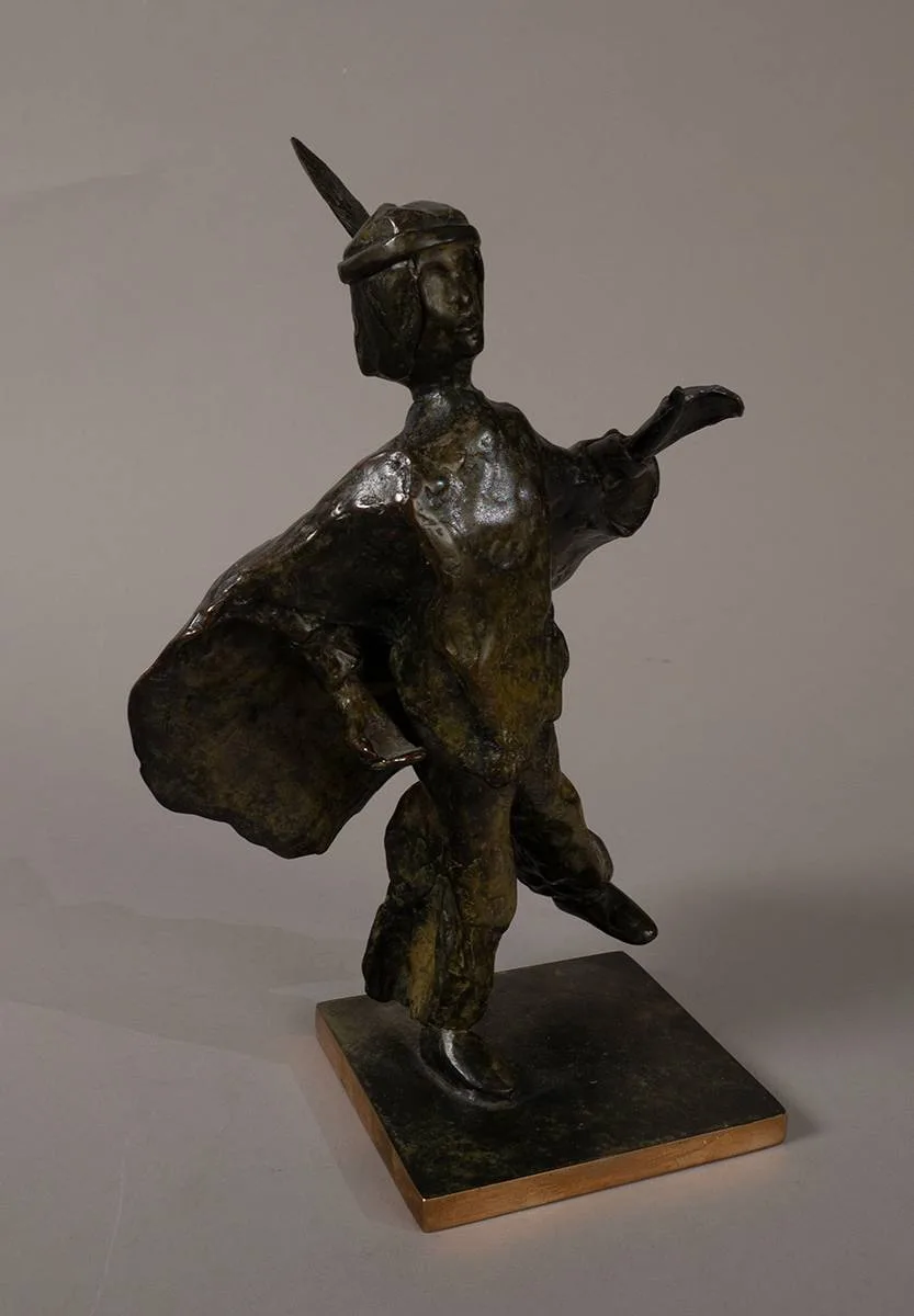 PARTY BOY by Joseph Sloan, 2006, bronze; (no. 3 from an edition of 8), offered Mar 2022