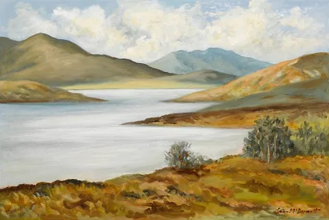 Sean McDermott, LOUGH NAFOOEY, CONNEMARA, oil on canvas