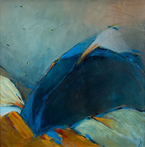 TRISTAN III - JOURNEY by Paul Swan, oil on canvas, sold Mar 2022
