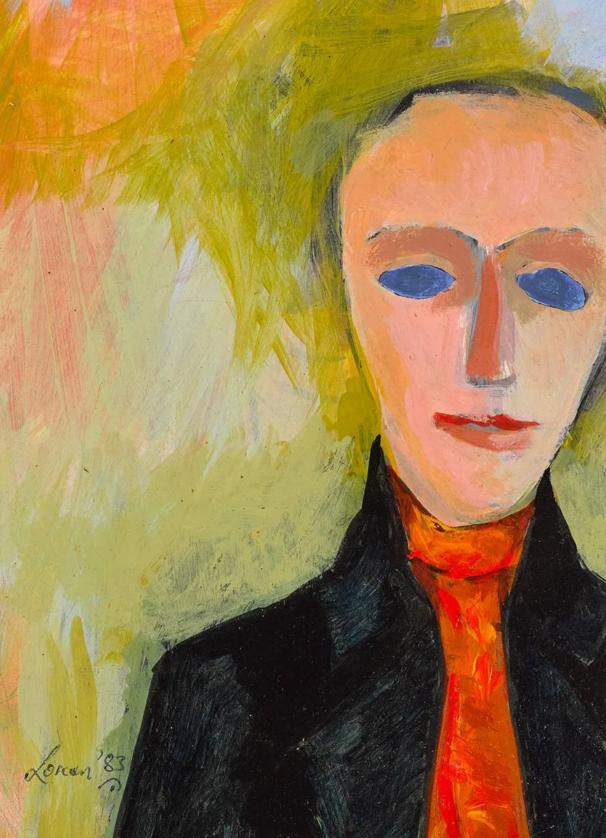 Lorcan Walshe, FIGURE, 1983, acrylic on paper