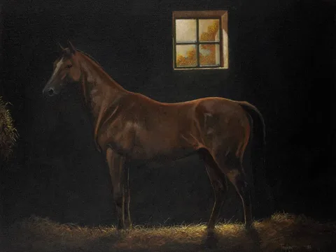 Tony Kew, DEGAS, 1992, oil on canvas