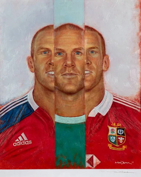 Mark Baker, PAUL O'CONNELL IN III, giclée print on canvas; (no. 1 from an edition of 400)