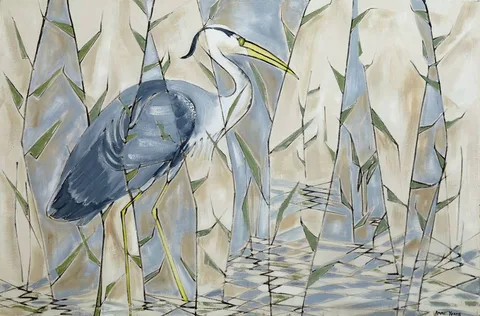 Anne Yeats, IMAGE OF SOLITUDE, oil on canvas