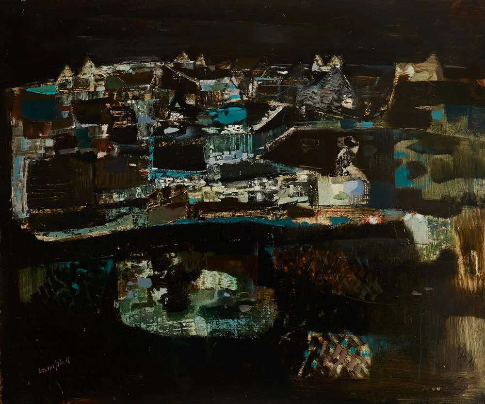 CONNEMARA by George Campbell, oil on board, offered Mar 2022