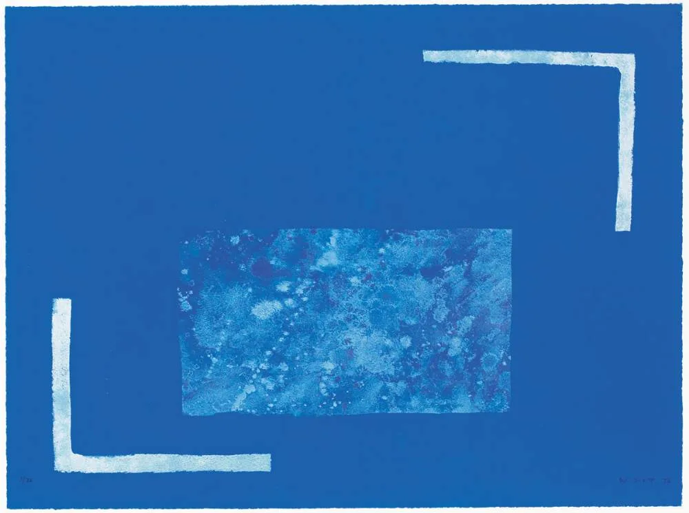 ANGLES EQUAL by William Scott, 1972, screenprint; (no. 3 from an edition of 72), sold Mar 2022