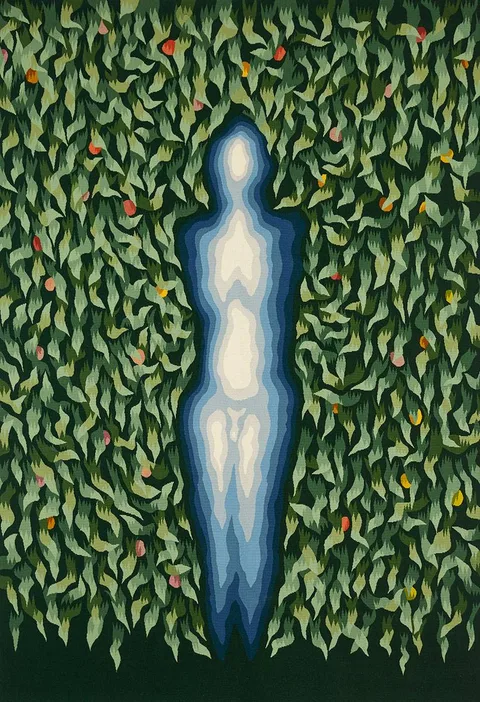 Louis le Brocquy, ADAM, 1999, Aubusson Tapestry, Atelier Tabard Frères et Soeurs, France; (no. 6 from an edition of 9)