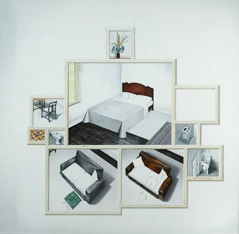 Colin Harrison, ANNE'S DAY, oil on canvas laid on board