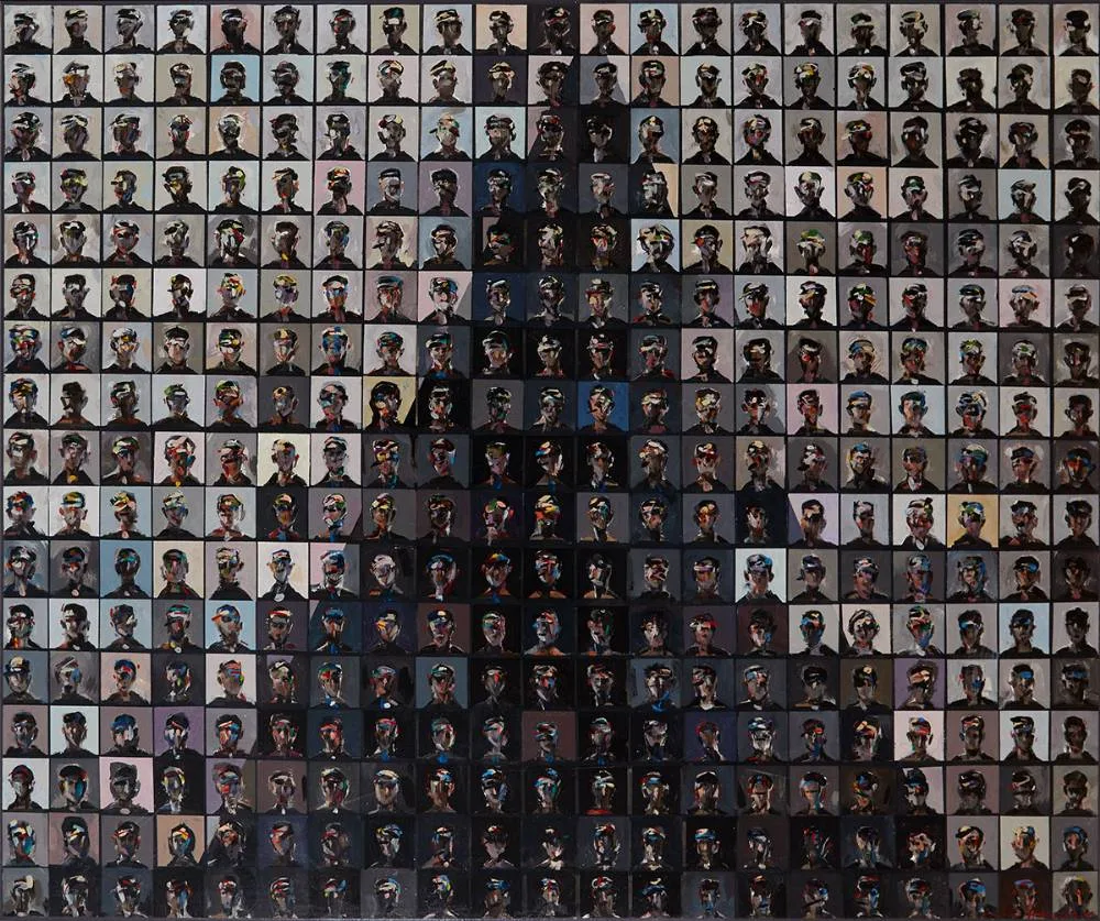 Charles Harper, CLASS OF '62, 2008, acrylic on linen