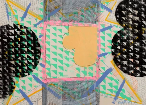 Leah Hewson, UNTITLED, 2004, mixed media on paper