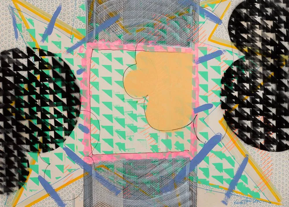 Leah Hewson, UNTITLED, 2004, mixed media on paper