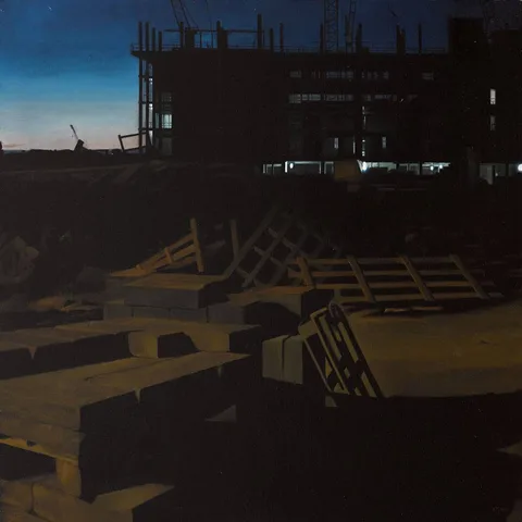 Francis Matthews, EAST WALL, DUBLIN, oil on canvas
