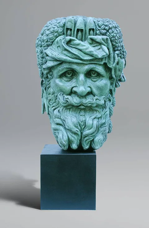 Rory Breslin, MASK OF THE SUIR, bronze; (no. 2 from an edition of 3)