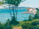 Brett McEntagart, VIEW FROM OTRANTO PARK, SANDYCOVE, COUNTY DUBLIN