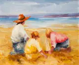 Elizabeth Brophy, DAY AT THE BEACH