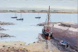 Ivan Sutton, GALWAY HOOKERS, PARKMORE PIER, CONNEMARA, COUNTY GALWAY