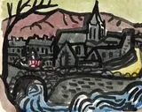 Gerard Dillon, CHRISTMAS CARD FROM THE ARTIST TO HIS SISTER