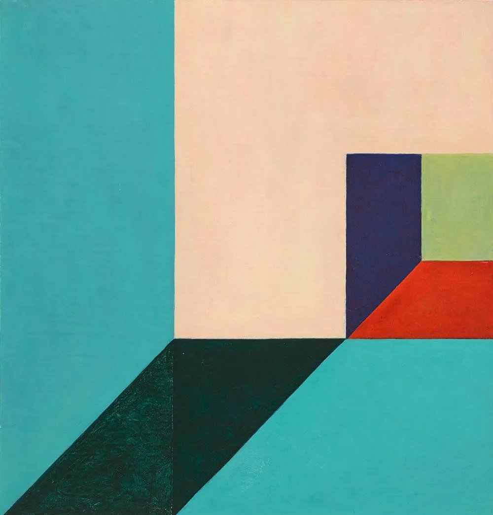 MAY by Eun-Mo Chung, 1994, oil on gesso panel; (unframed), sold Dec 2021