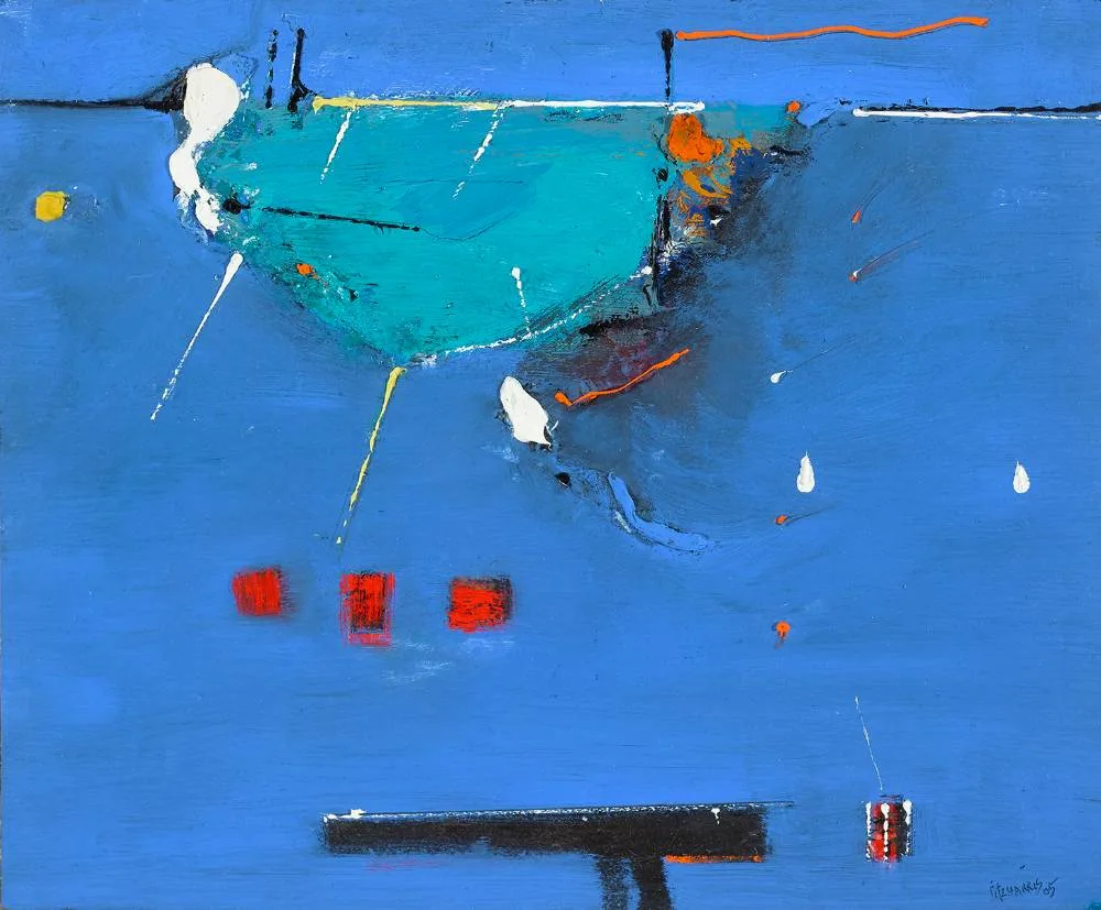 TARIFA by Mike Fitzharris, 2005, oil on board, sold Dec 2021