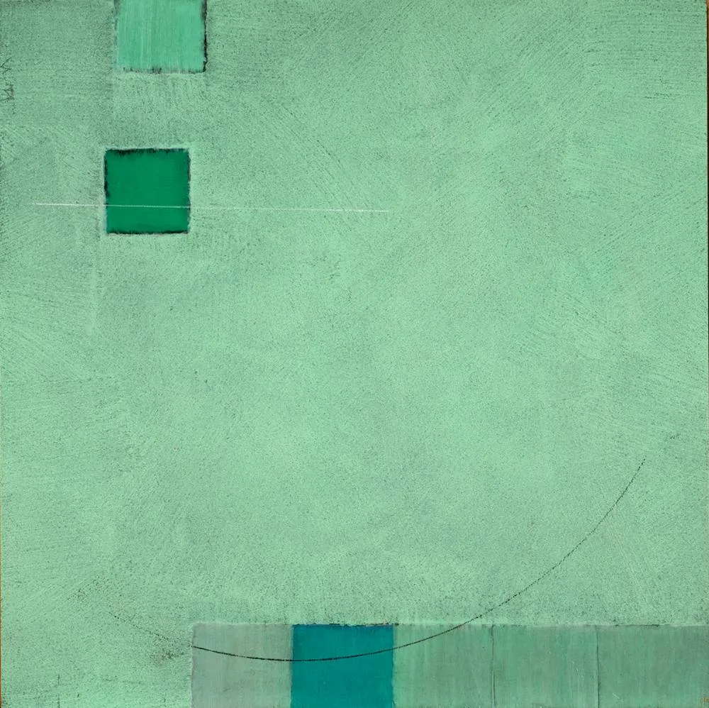 WOODNOTE by Felim Egan, 2004, oil on board; (unframed), sold Dec 2021