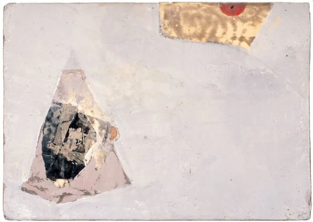 Sonia Shiel, BLOOD STONE I and II (A PAIR), gouache and collage; (2)