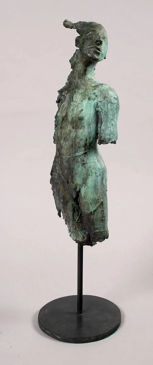 Catherine Greene, TRANSITION, 2021, bronze; (unique)