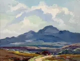 Anne Primrose Jury, LOUGH SALT MOUNTAINS FROM LACKAGH BRIDGE, COUNTY DONEGAL