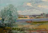 Rowland Hill, BOAT ON A LAKE, WEST OF IRELAND