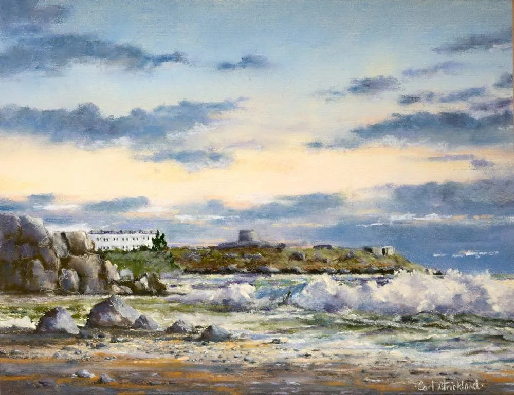 Carl Strickland, DALKEY ISLAND, COUNTY DUBLIN, 1994, pastel