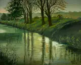 Maeve Taylor, THE LIFFEY AT LUCAN, COUNTY DUBLIN