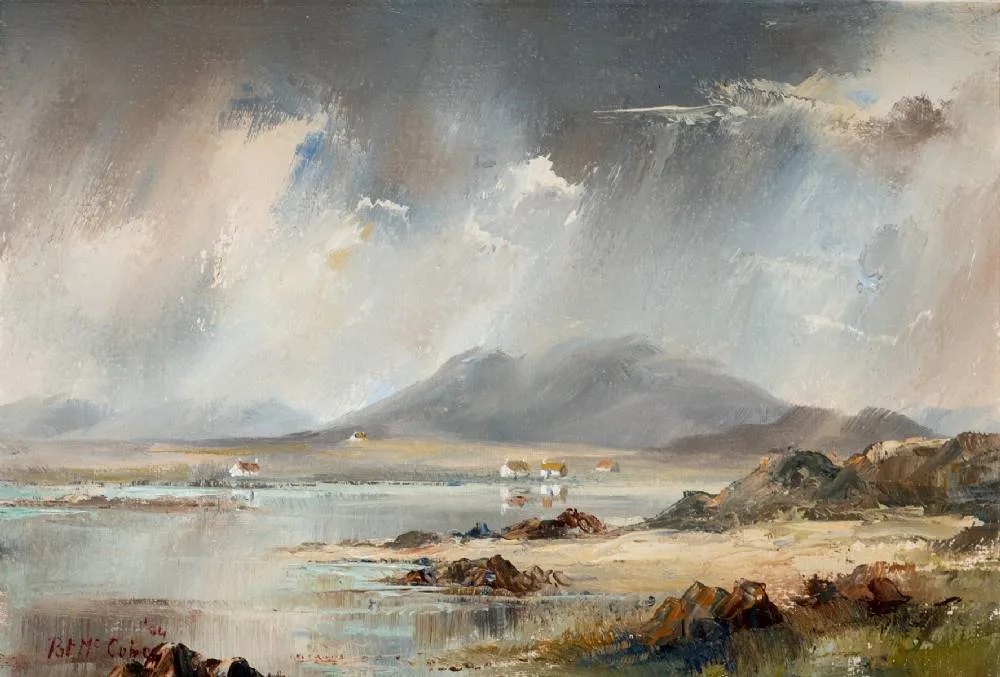 Pat McCabe, ERRIS COTTAGE, 1984, oil on canvas